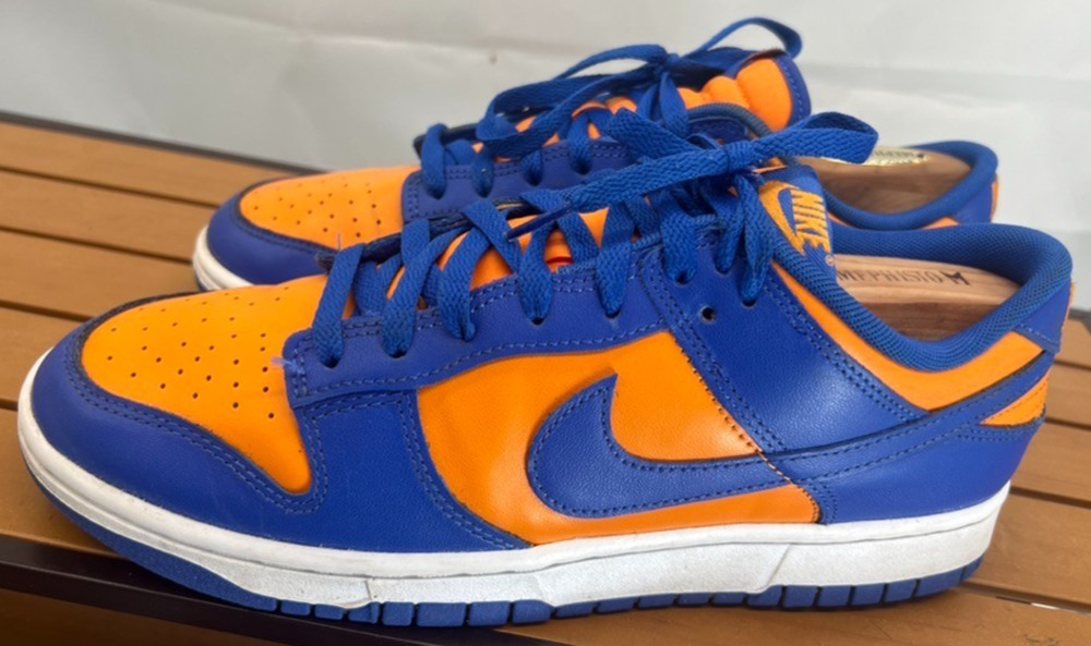 Nike Dunk Retro Knicks Blue Orange Bright Ceramic Team Royal DV0833-800 Size 10
